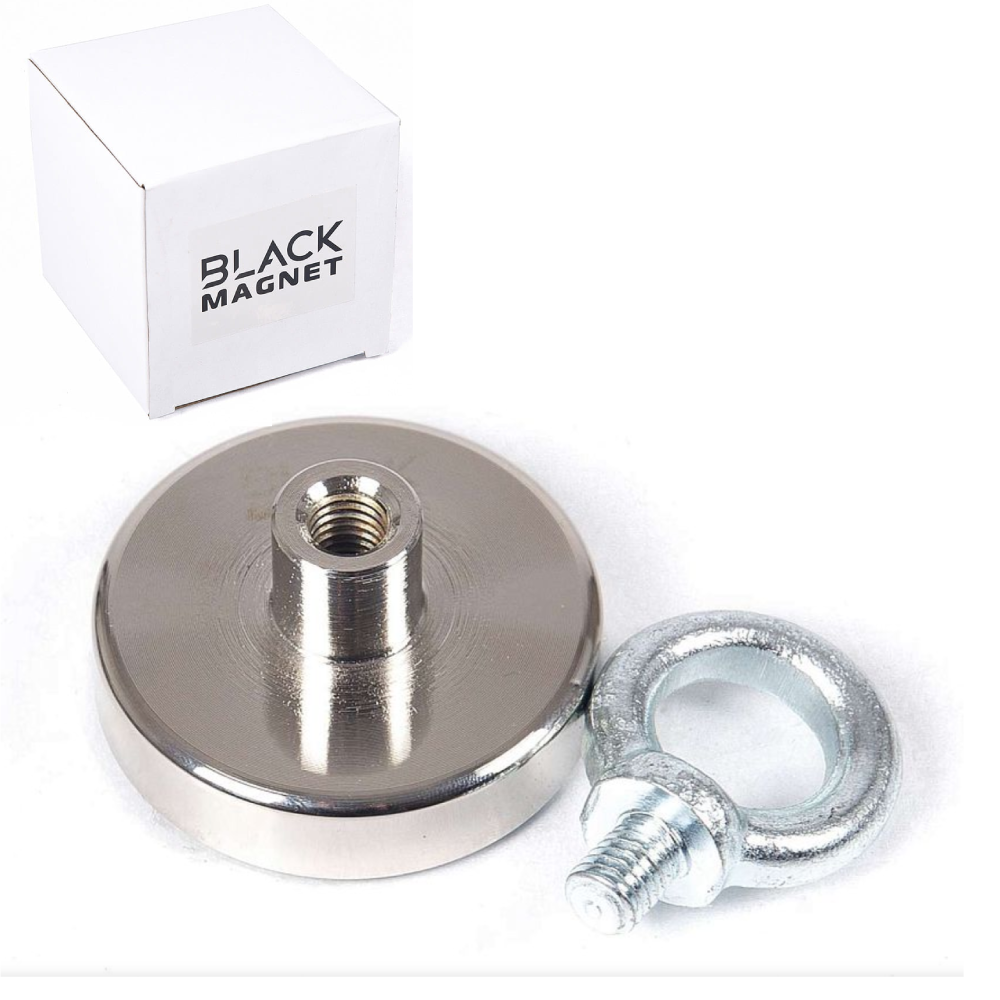 Magnes do poszukiwań neodymowy Black Magnet f80